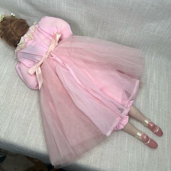 Porcelain Doll Signed Avigail Anna Brahms 1983 Rebecca Ballerina Ltd Ed 12/450 - Picture 4 of 16